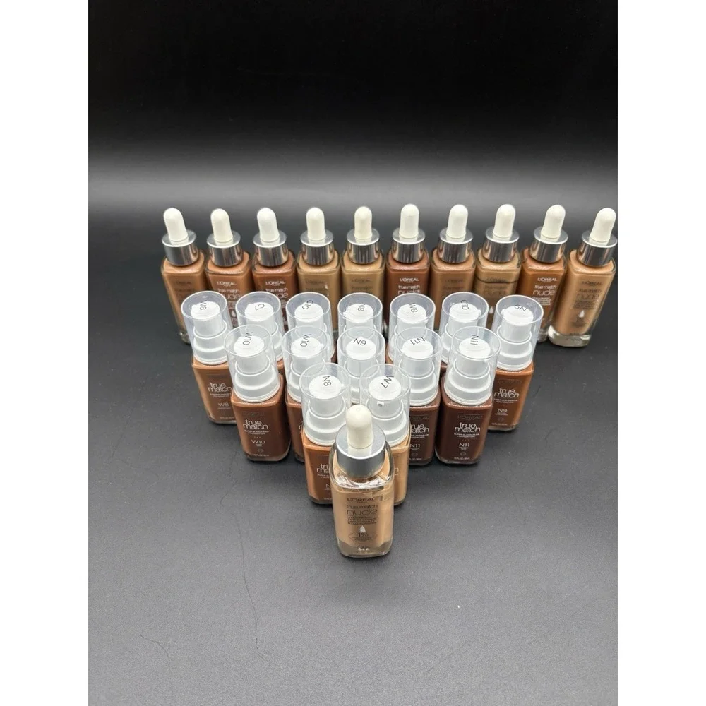 L'Oreal True Match Nude Serum Lot 25+ Super Blendable Foundation Mixed‎ Shades